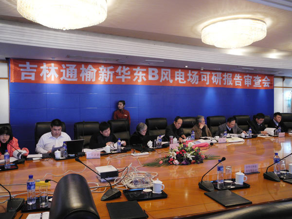 吉林(lín)通(tōng)榆新華東(dōng)B風(fēng)電(diàn)場(chǎng)（49.5MW）工(gōng)程可(kě)行(xíng)性研究報(bào)告審查會(huì)