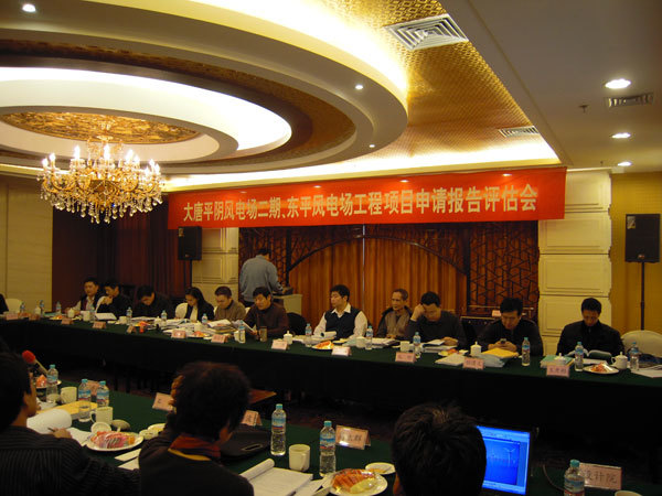 大(dà)唐平陰風(fēng)電(diàn)場(chǎng)二期工(gōng)程項目申請(qǐng)報(bào)告評估會(huì)