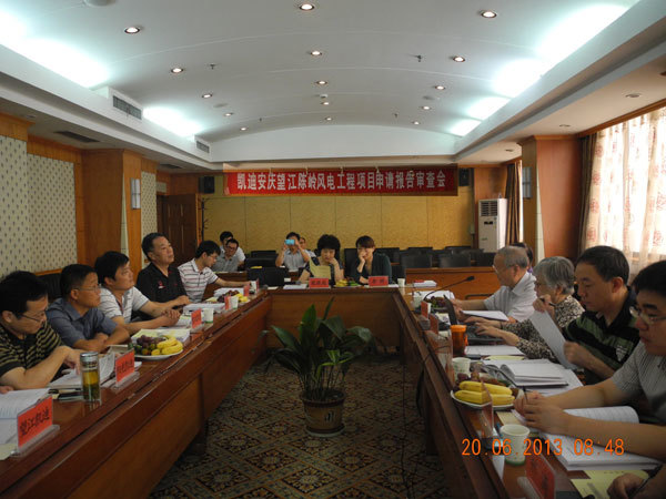 凱迪安慶望江陳嶺風(fēng)電(diàn)工(gōng)程項目申請(qǐng)報(bào)告審查會(huì)