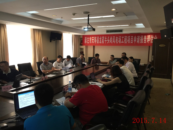 《崇左市(shì)天等縣龍茗牛頭嶺50MW風(fēng)電(diàn)場(chǎng)工(gōng)程項目申請(qǐng)報(bào)告》審查會(huì)議(yì)