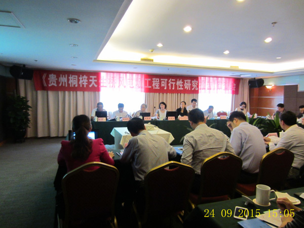 《貴州桐梓縣天生(shēng)橋、三都(dōu)縣涼風(fēng)坳、台江縣南(nán)刀(dāo)坡 風(fēng)電(diàn)場(chǎng)項目可(kě)行(xíng)性研究報(bào)告》評審會(huì)議(yì)